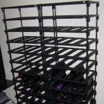 2 towers of wine rack storage