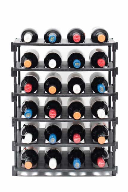 24 Bottle Wine Rack Front On